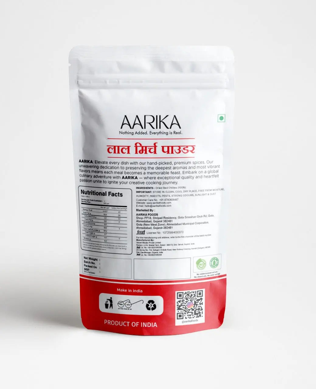 Red Chilli Powder AARIKA FOODS