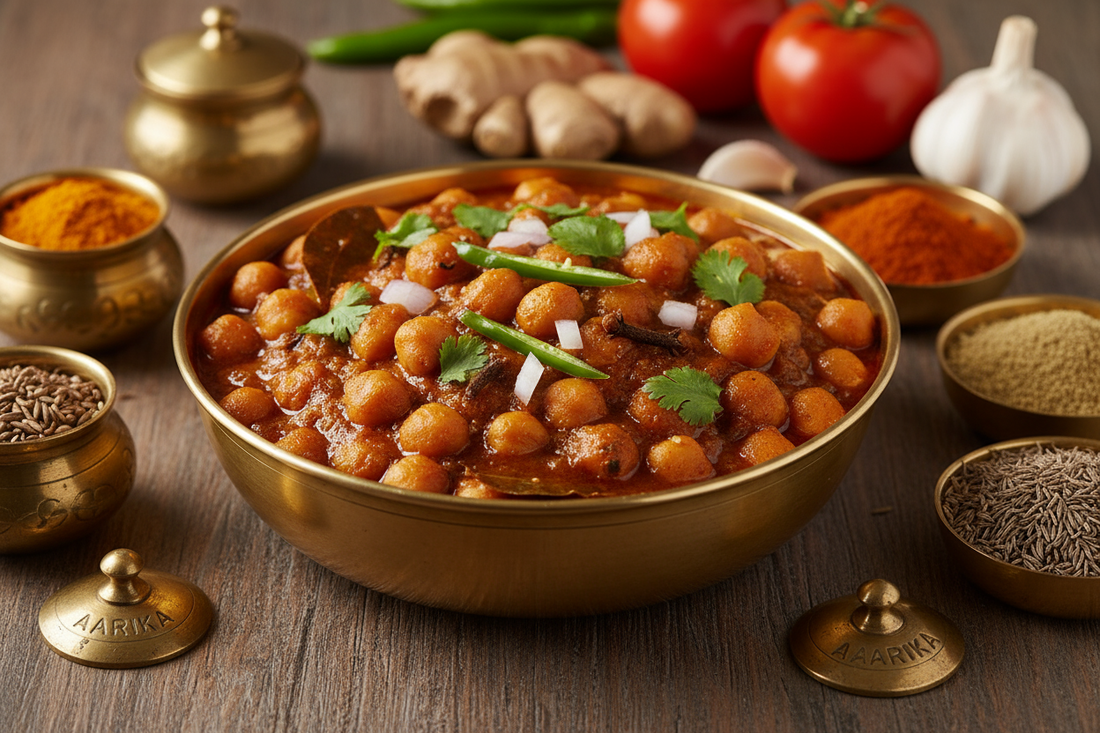 🍲 Healthy Indian-Style Chole Recipe with AARIKA Spices