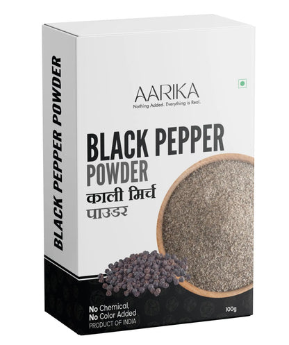 Black Pepper Powder 100gm AARIKA FOODS
