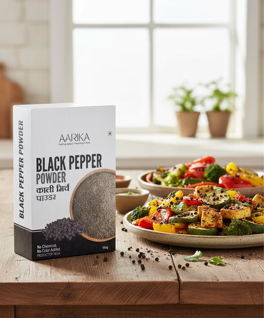 Fresh black pepper powder for seasoning and cooking Fresh black pepper powder for seasoning and cooking